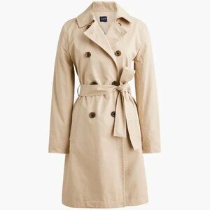 JCREW Trench Coat in Light Khaki